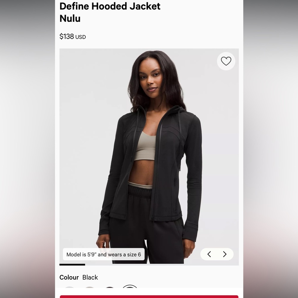 Nulu Black Hooded Jacket